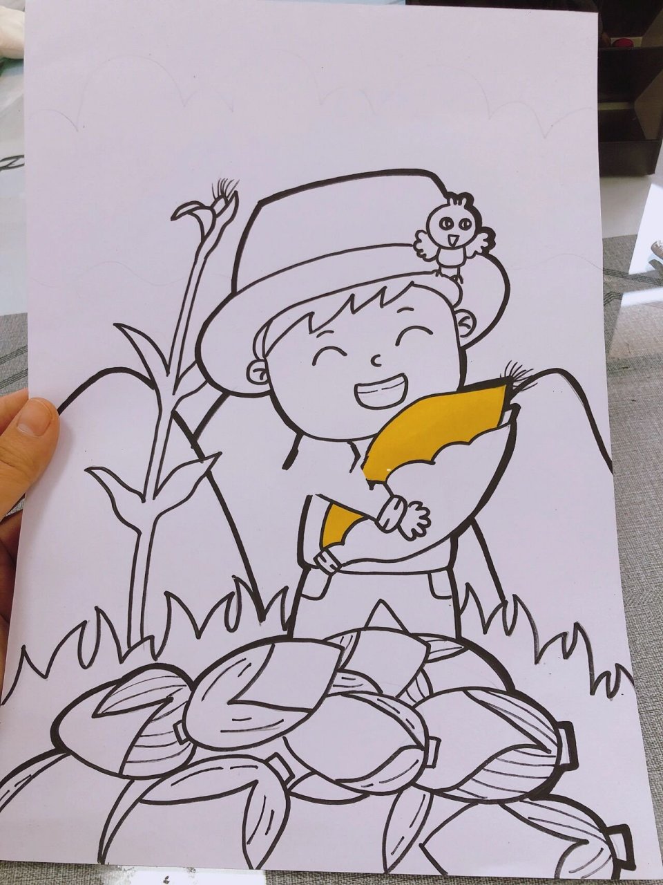 马克笔画/秋日大丰收/玉米99 临摹作品,喜欢的点赞收藏哦9191