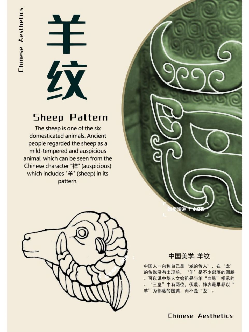 羊纹9899 94中国人一向称自己是龙的传人,在龙的传说没有