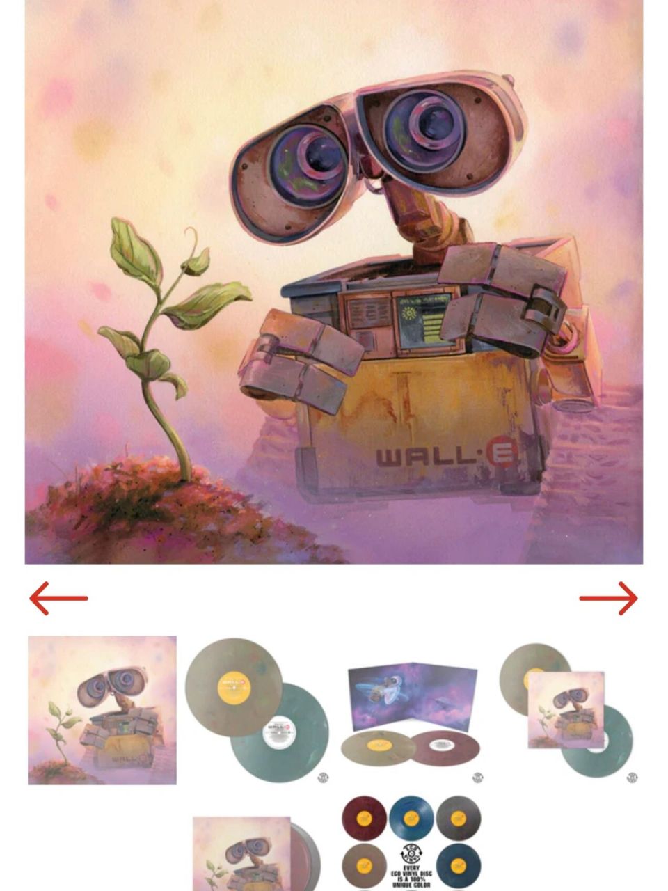 黑胶咨询 |又是一波剁手的操作 为纪念#机器人瓦力# 上映十五周年发行