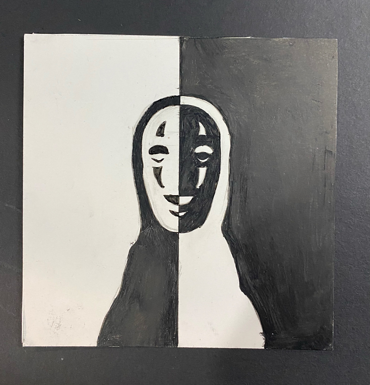 平面构成作业:对比,对称,节奏,均衡构成 平面构成作业 工具:卡纸,勾线