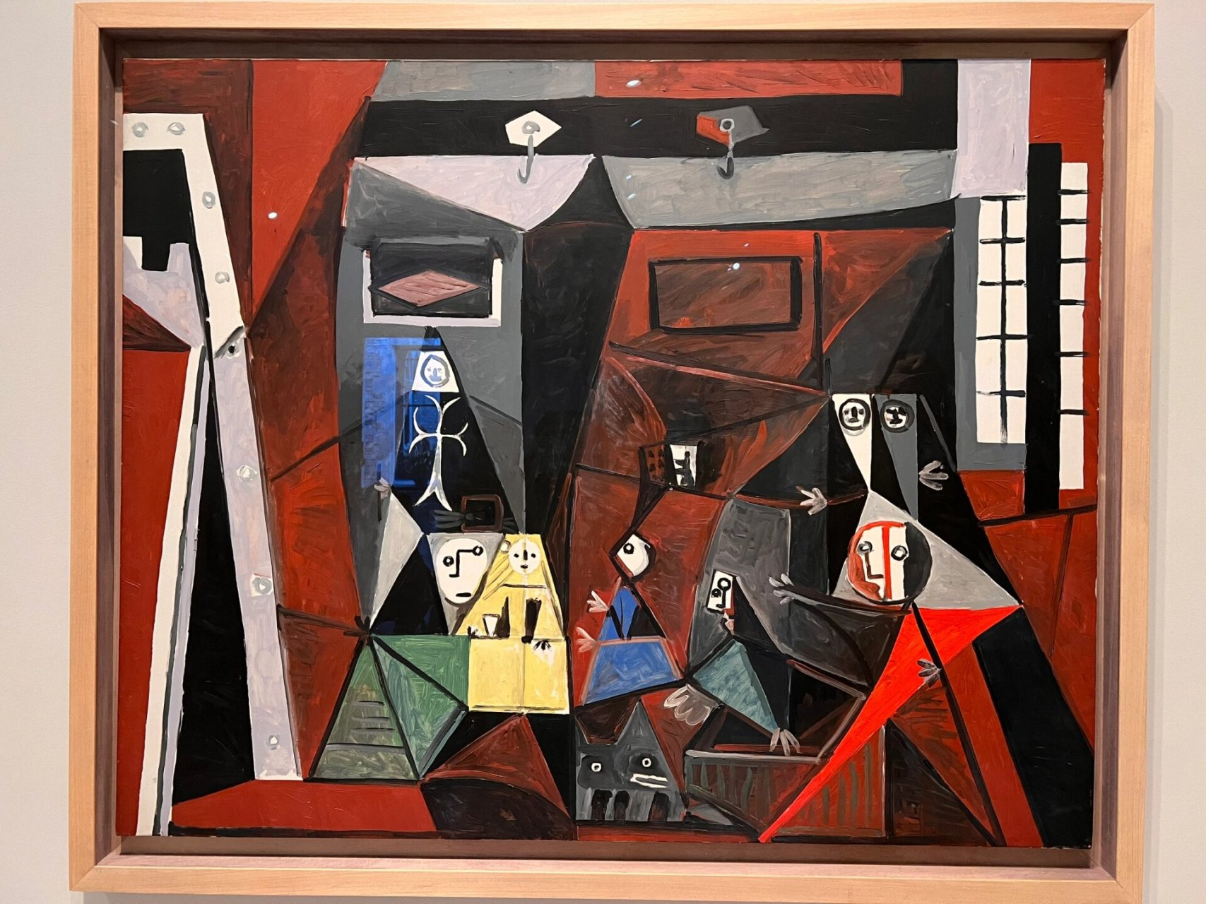 毕加索对艺术的解构与重构       毕加索对《宫娥》的系列变体画实在