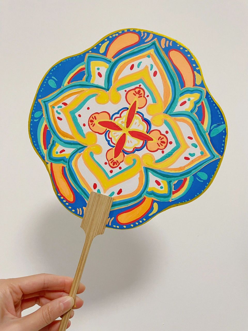 夏天人手必备の小扇子 | 儿童手绘团扇合集98 适合儿童的白卡团扇