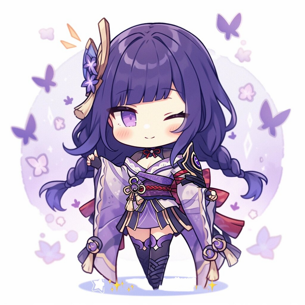 midjourney# #原神# #雷电将军# #原来你也玩原神# #原神头像# #鞍 