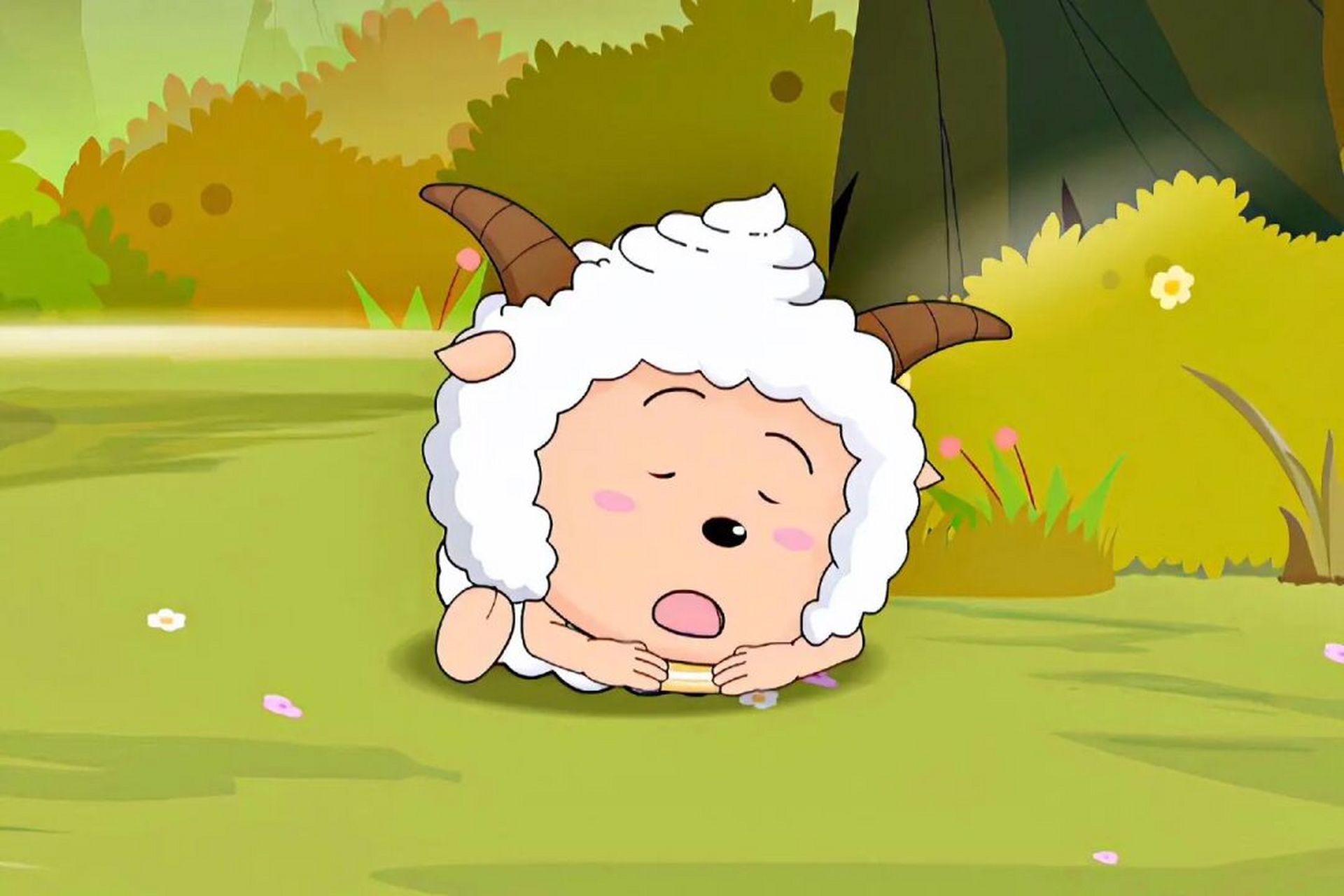 懒羊羊头像之睡觉中的小懒