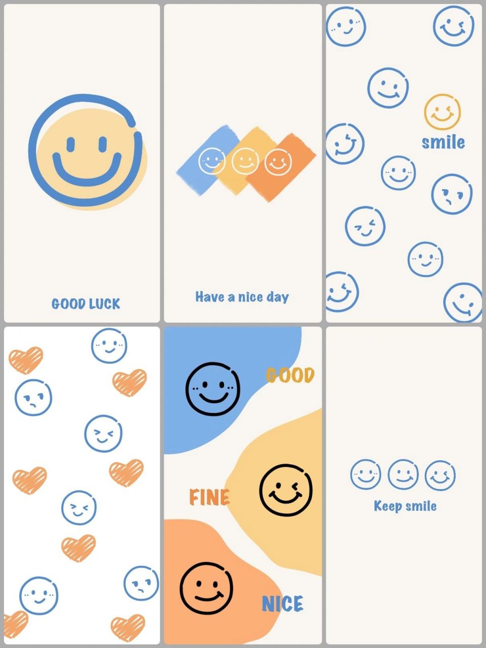 原创壁纸/背景图73笑脸99