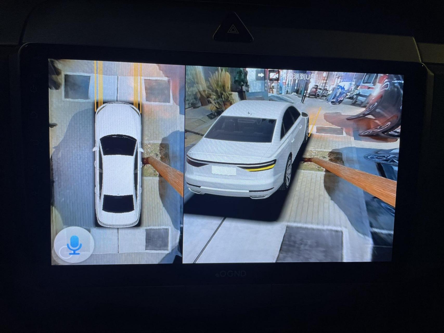 大众迈腾安装科骏达360全景一体机360全景影像