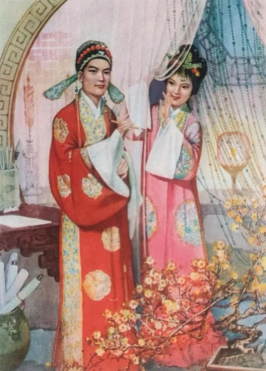 洞房花烛夜,苏小妹却拦着新郎不让进:"夫君,你若能答得上3道题,我便让