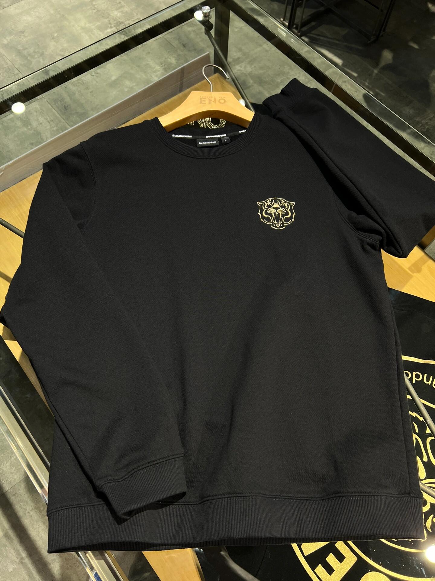 burando eno 香港潮牌burandoeno 秋季新款卫衣 刺绣logo.男女同款