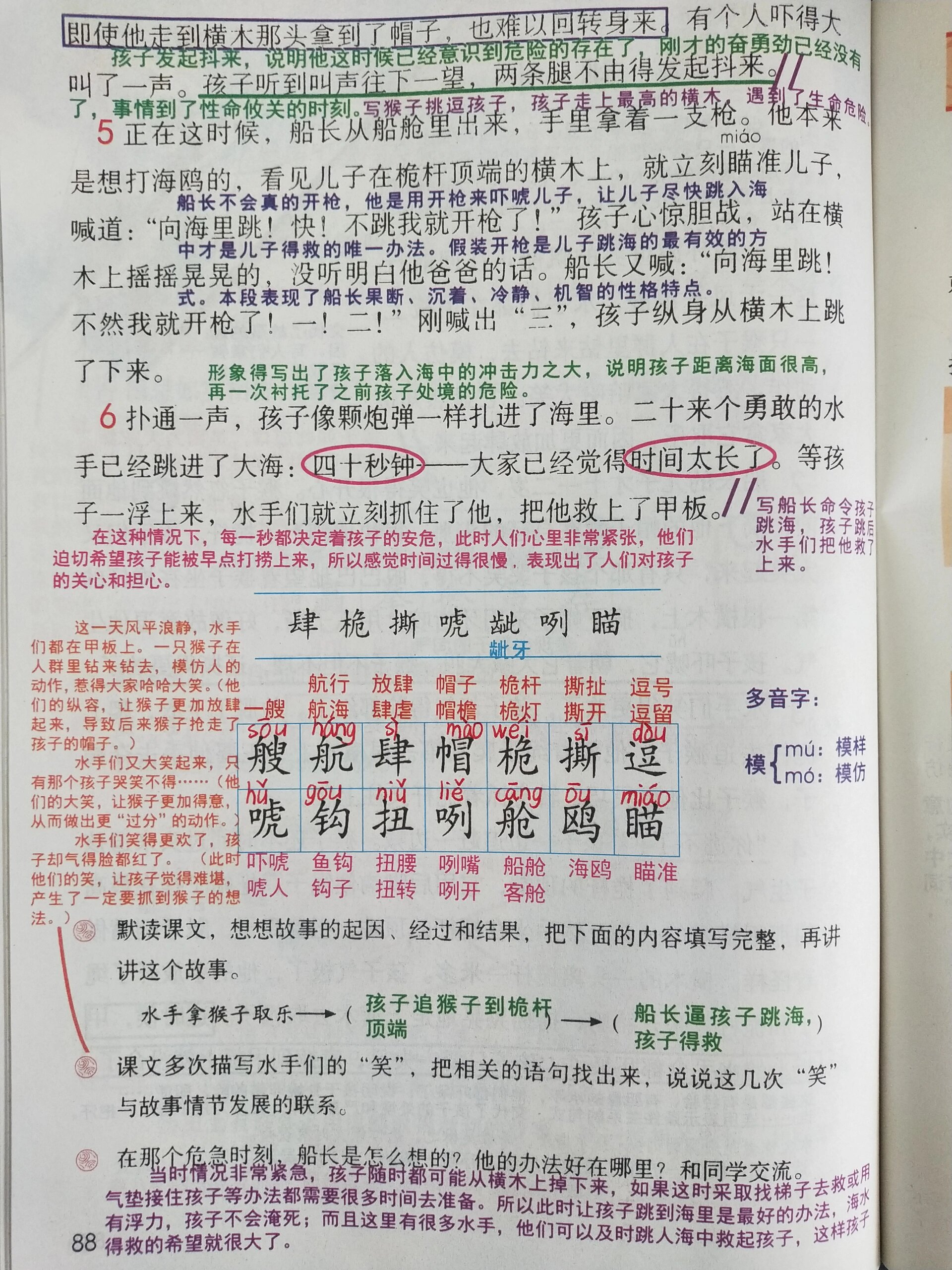 《跳水》课堂笔记图片图片