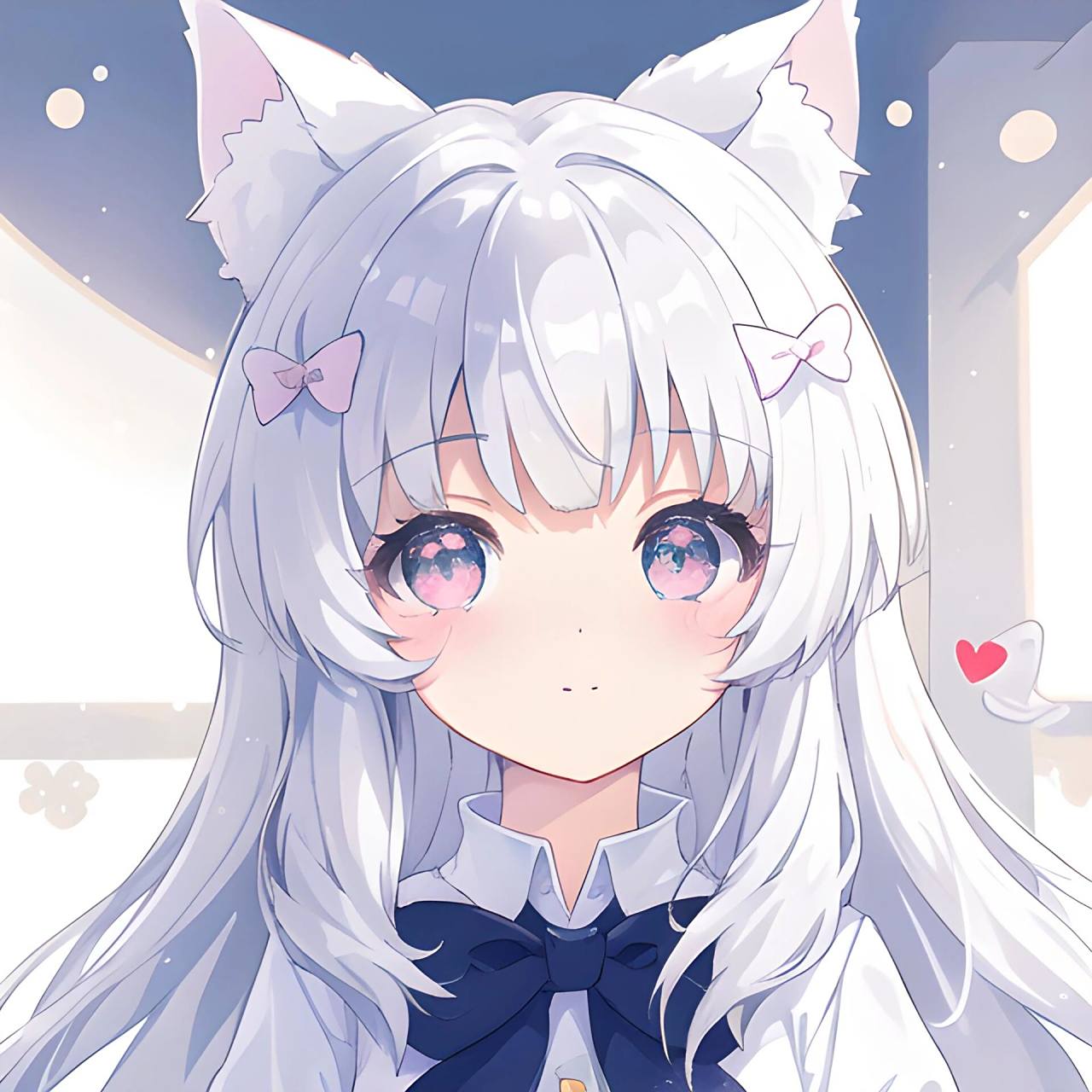 软萌猫耳小甜心丨女生闺蜜头像78