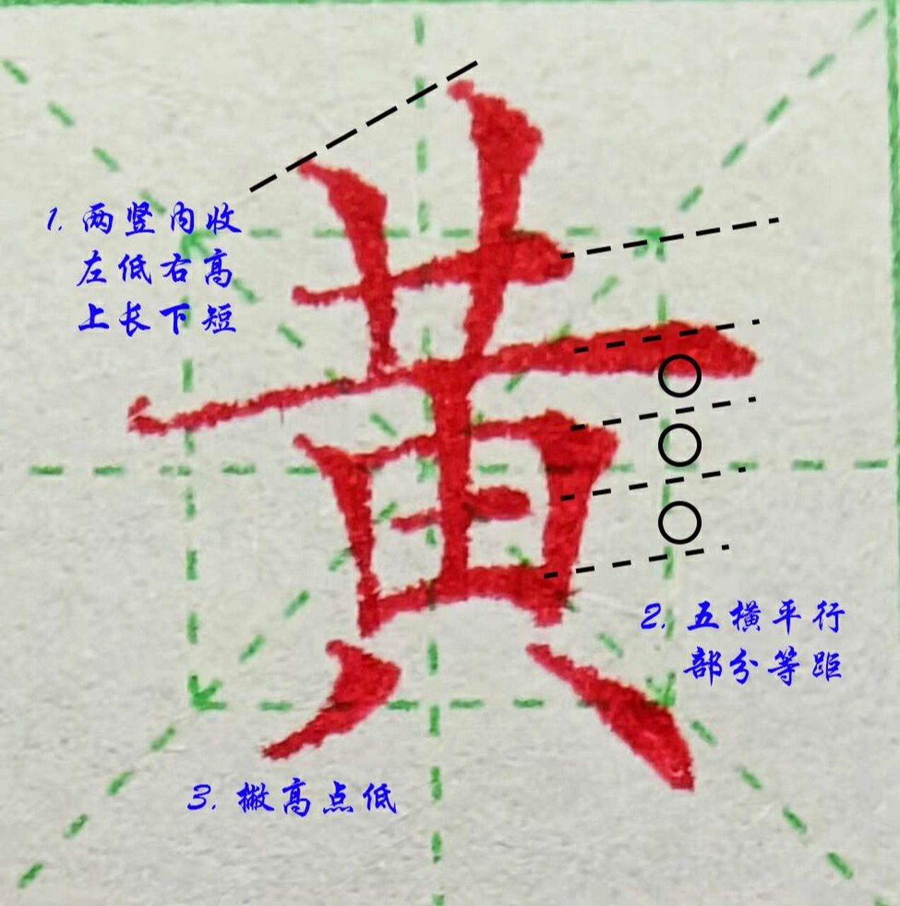 硬笔楷书/行楷《千字文——"黄"》 90元宵节快乐