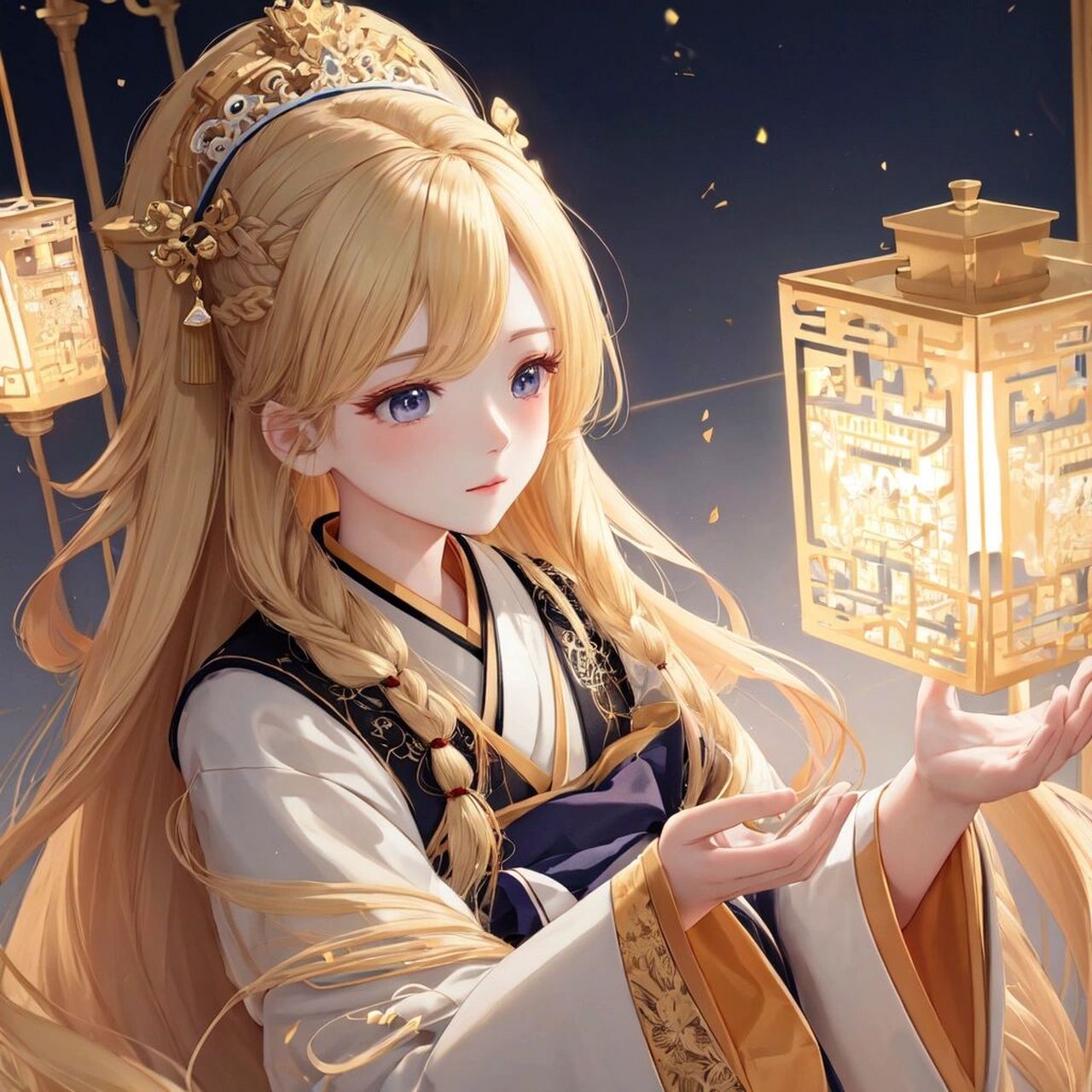 ai漫画插画动漫人物肖像头像壁纸图片