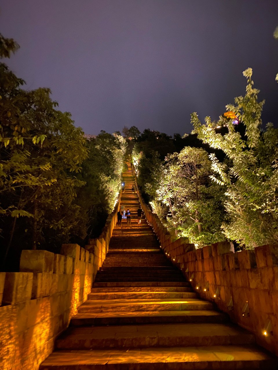 永康小长城夜景图片图片