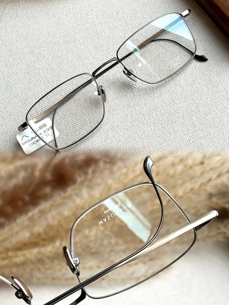 增永 和弦系列chord c/e/f试戴 日本手工眼镜品牌增永 masunaga 前框