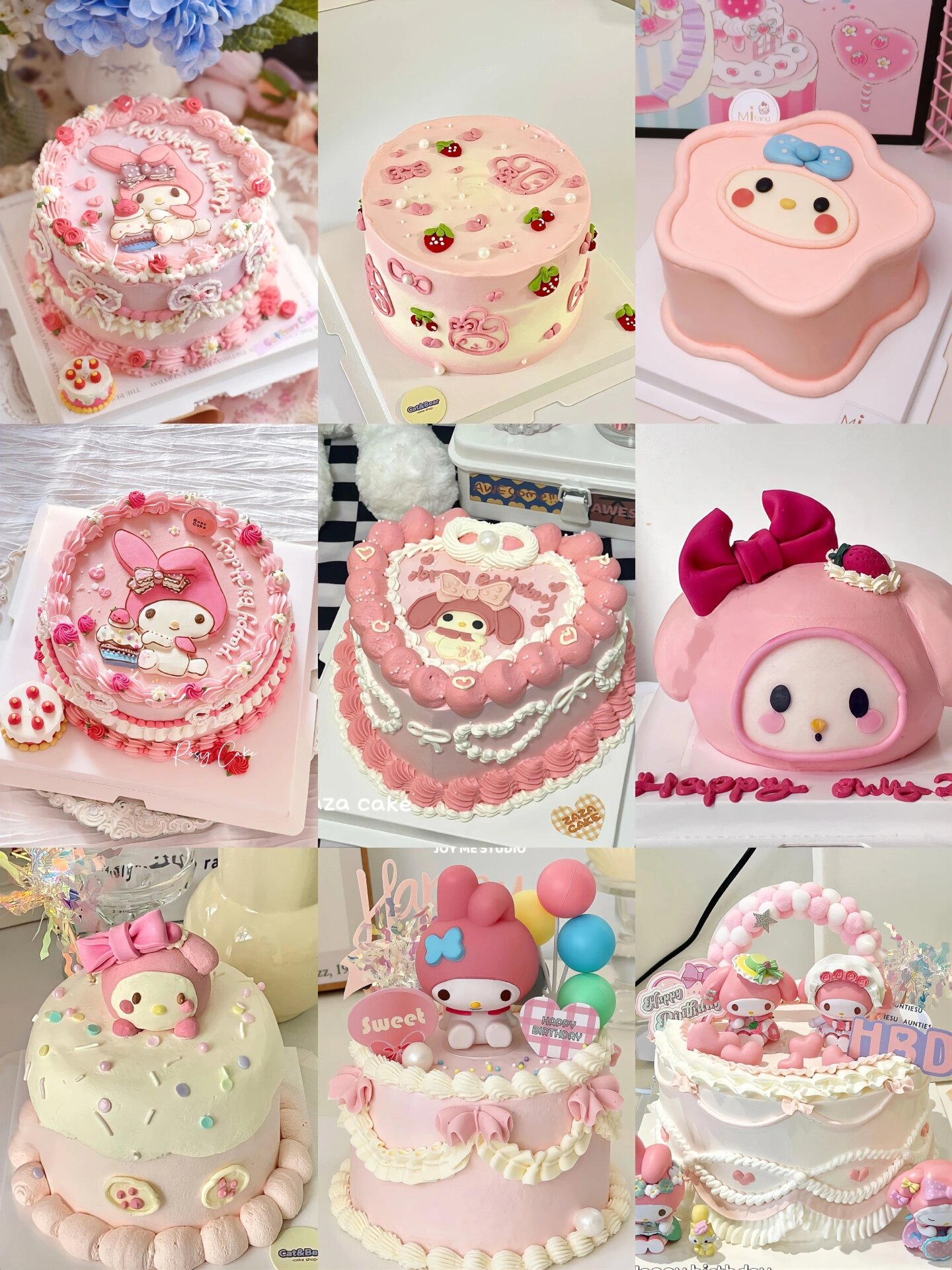 超可爱的美乐蒂蛋糕