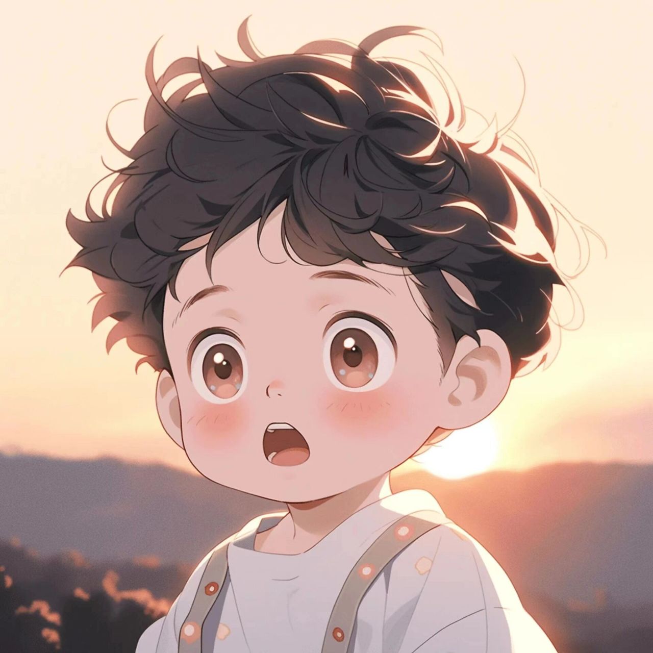日落版可爱头像|男