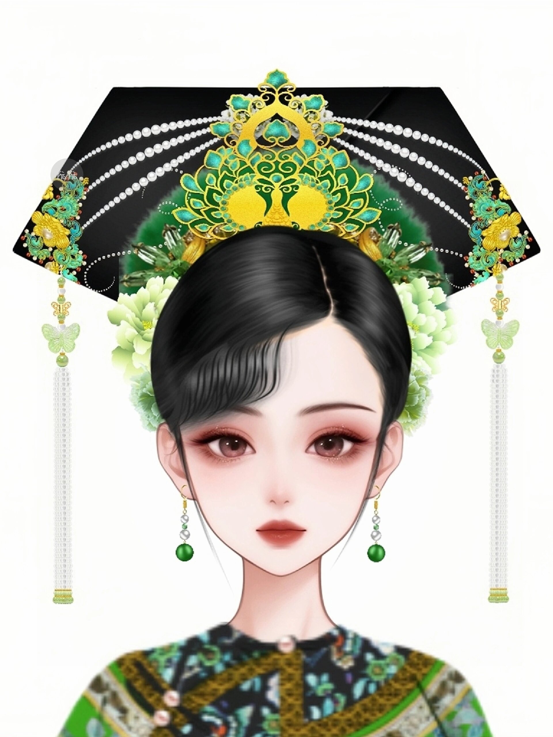 突然发现自己好像没有搭配过大拉翅的造型,一气搭了四个,先更大头版