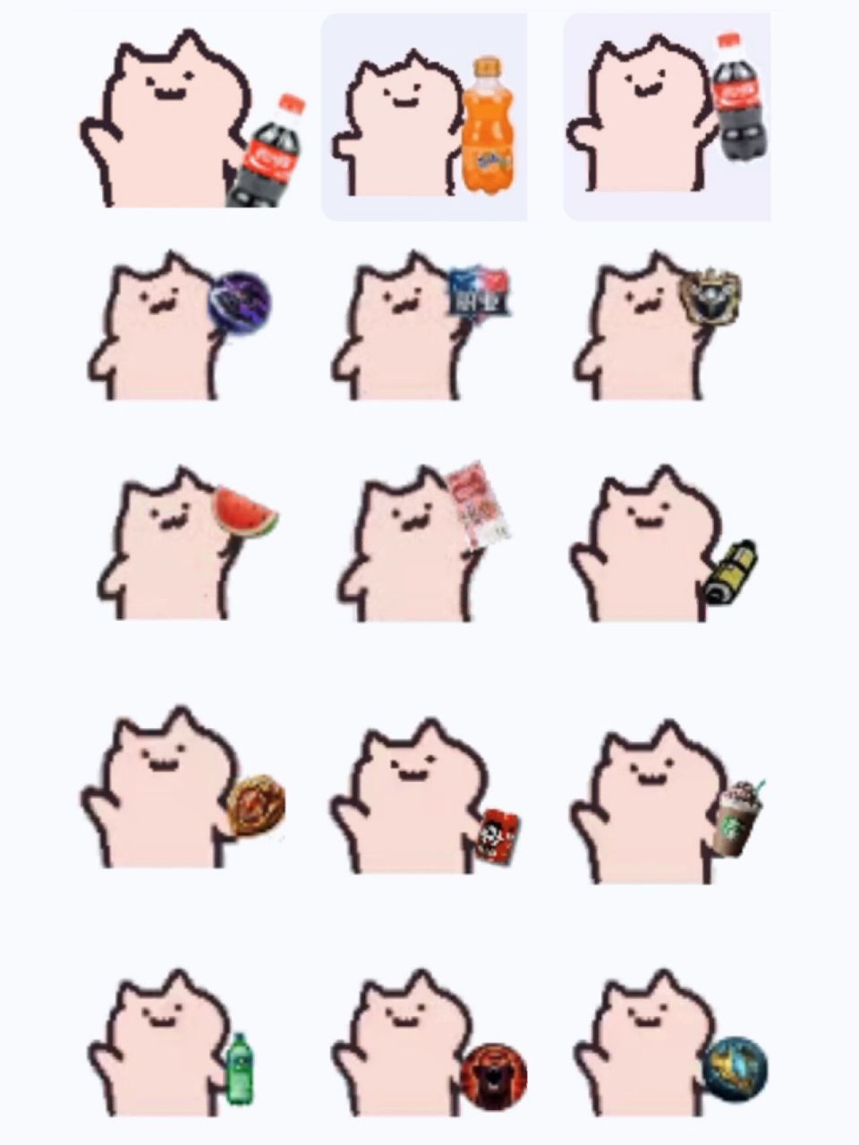 小猫摇摇可乐表情包,好魔性!78 小猫摇摇表情包被我找到啦!