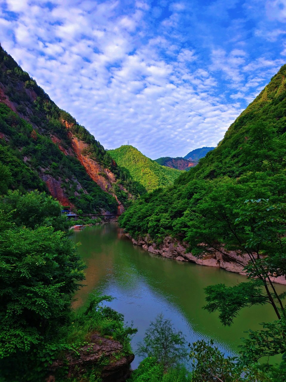 凤县灵官峡嘉陵江上游第一峡 凤县灵官峡 嘉陵江上游第一峡99 秦岭
