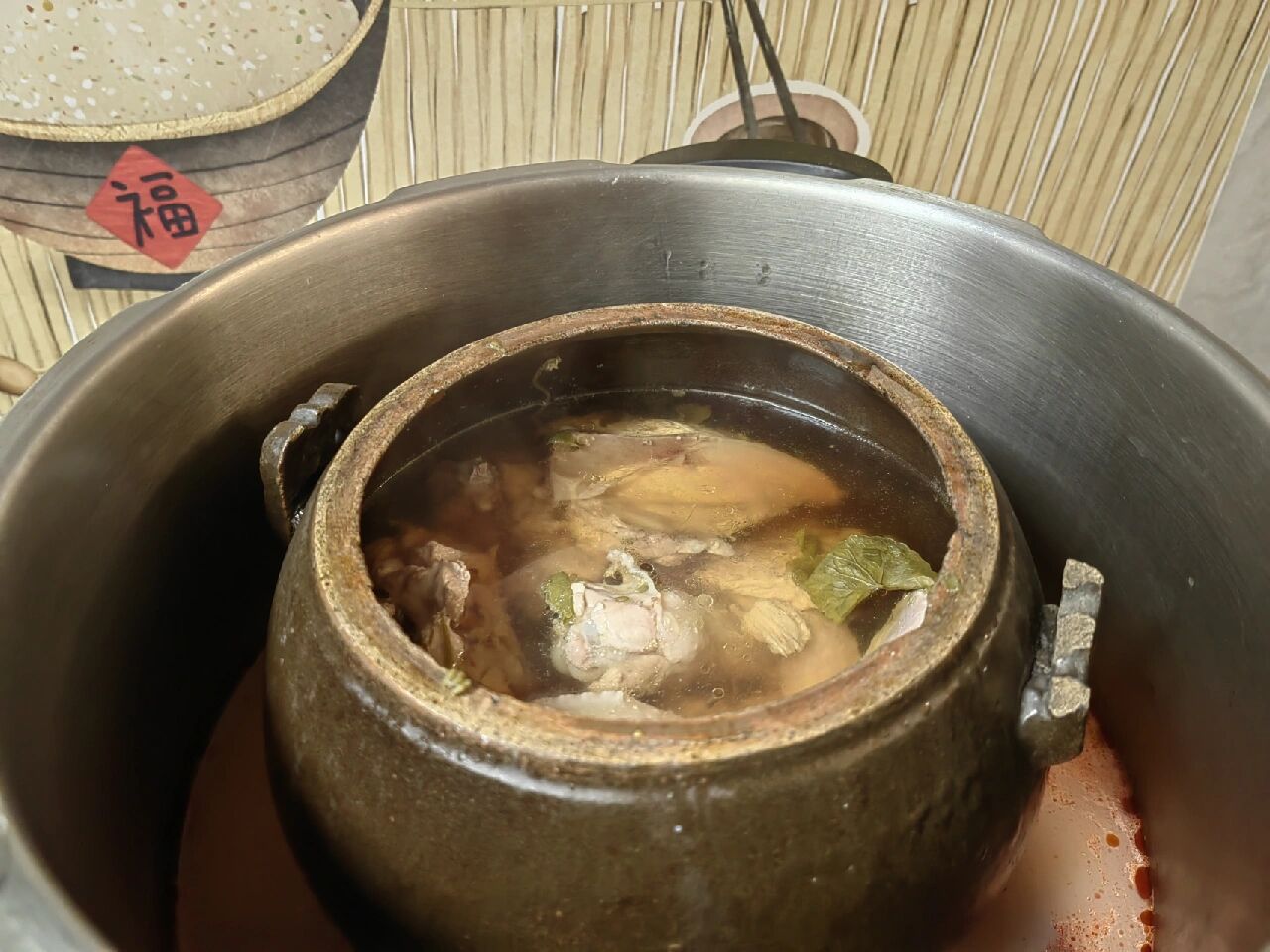 积雪草/崩大碗炖鸡汤