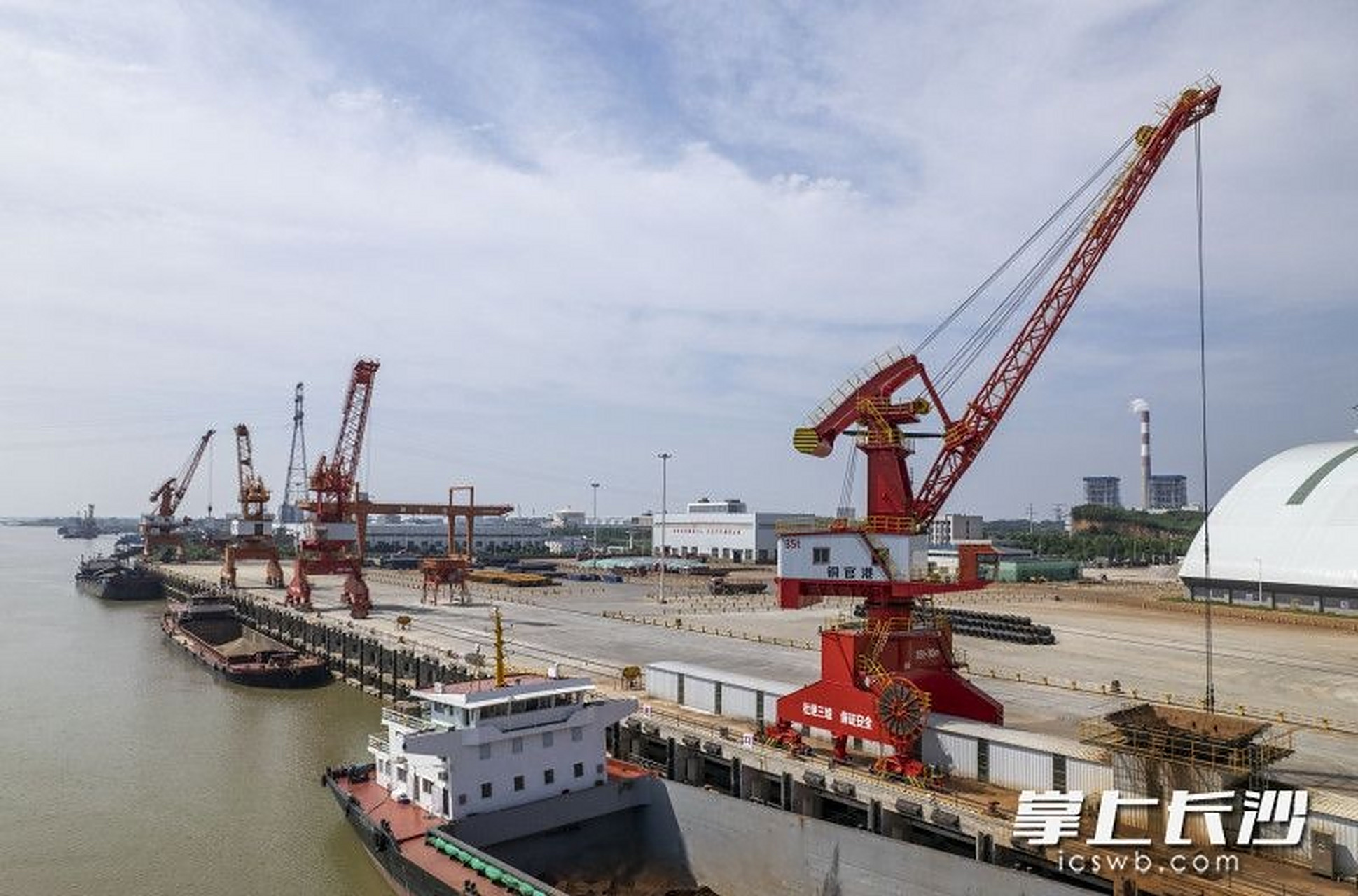 【组图 | 长沙港铜官港区二期工程进入设备联调试运行阶段】近日,长沙