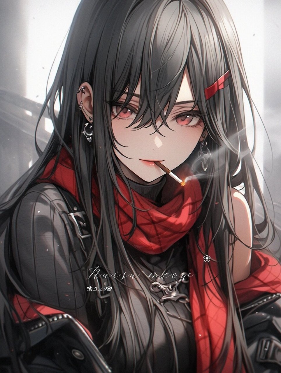 超a超飒!霸气美型大姐姐眼神勾人心魄～ 96喜欢!帅气大姐姐!