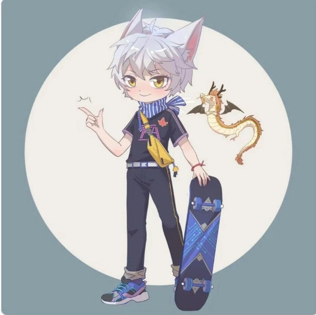 猫七夜 10分钟做画,没画好