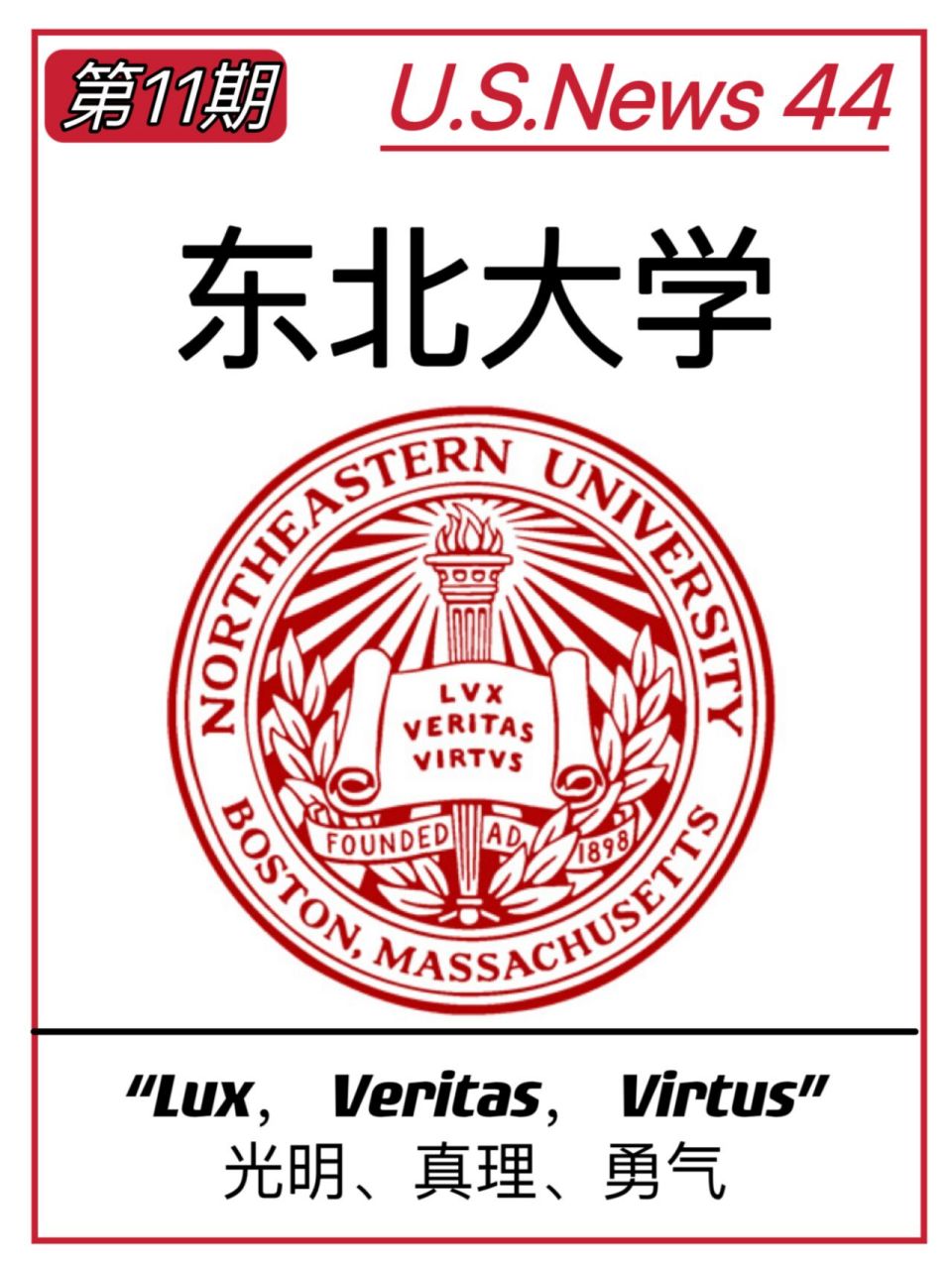 每天认识一所美国大学|东北大学篇 97美国东北大学(northeastern