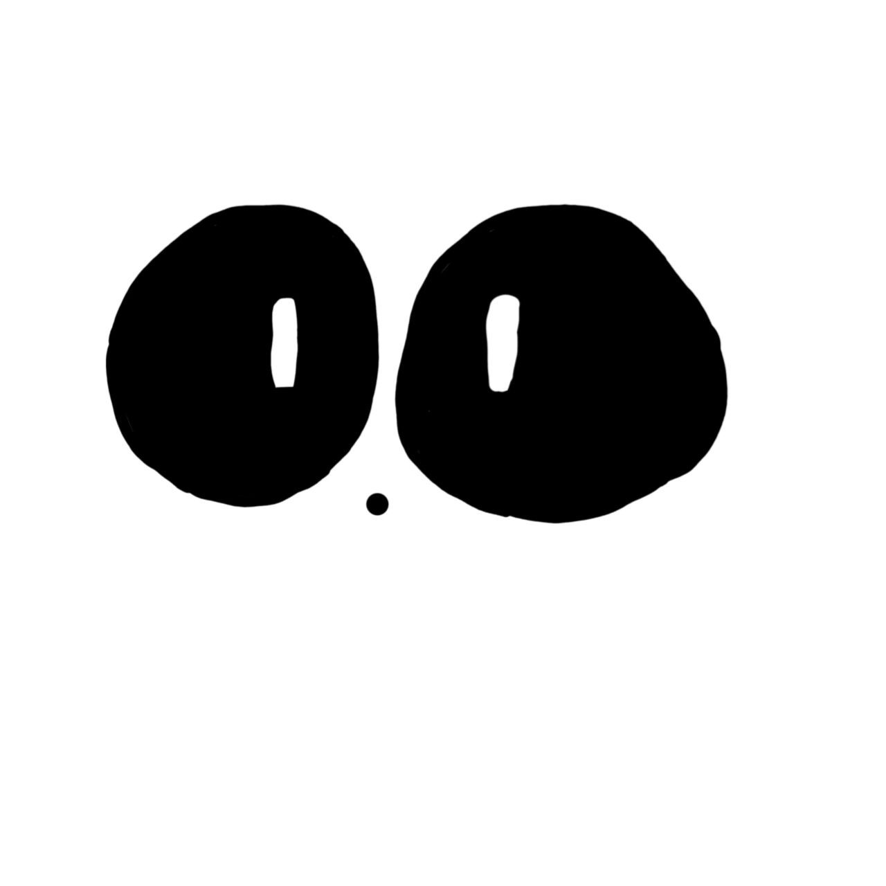 手绘头像#简约头像#白底头像 因为很喜欢这些表情包, 所以就照着画了