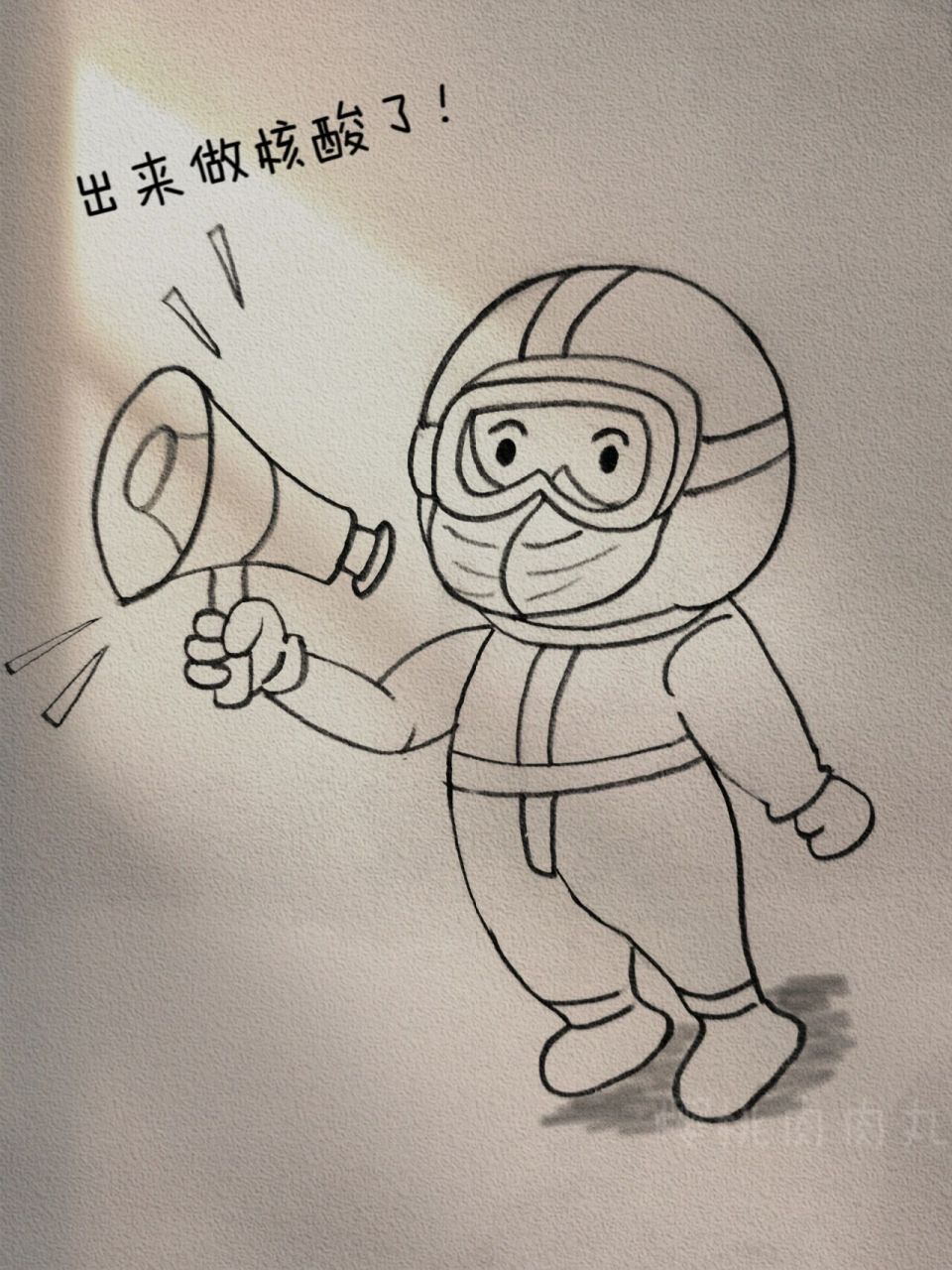 今日简笔画‖可爱大白(内有教程90) 中国又多了一个可敬又可爱的