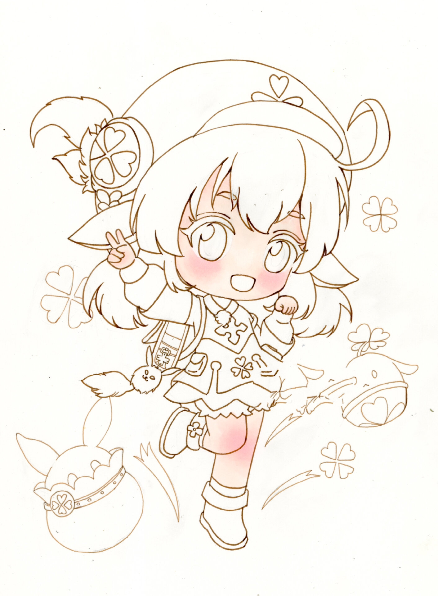 q版马克笔|可莉