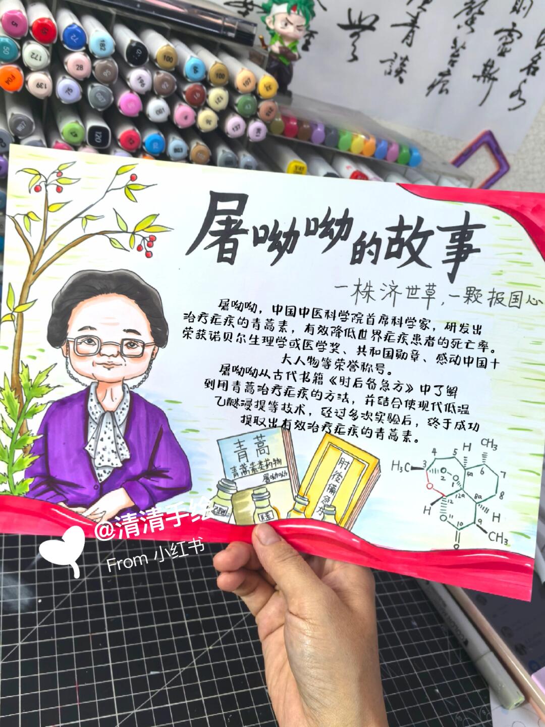 中国杰出人物手抄报