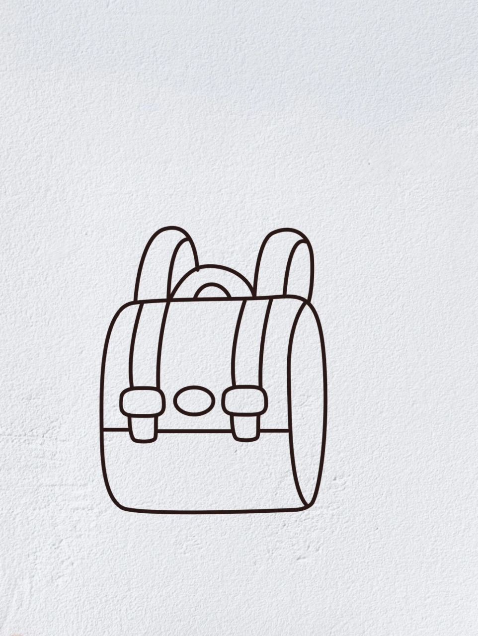 书包简笔画(内附过程图)