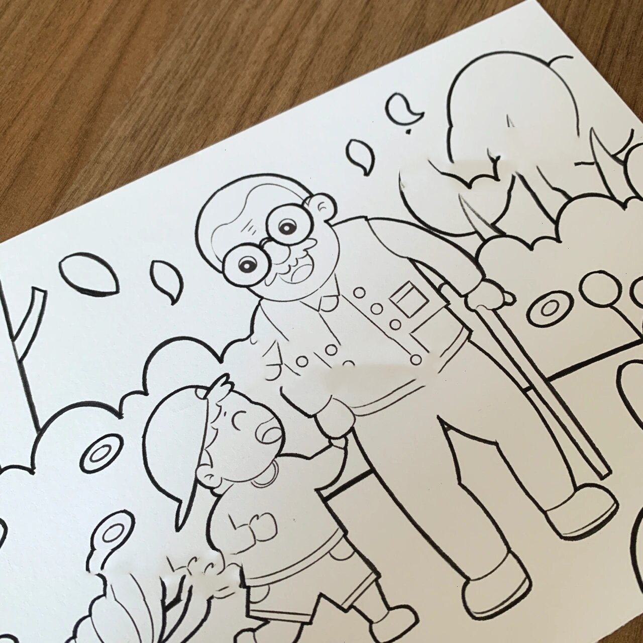 【儿童画】重阳节/尊老爱幼 儿童画  简笔画  每日一画  我爱画画