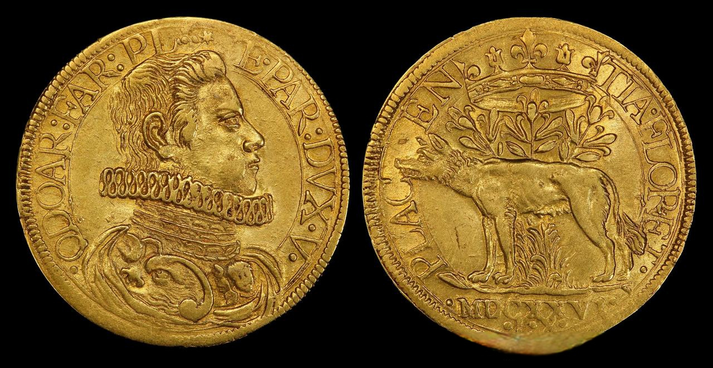 意大利皮亚琴察金币(1626) italian states piacenza 1626 2 doppie