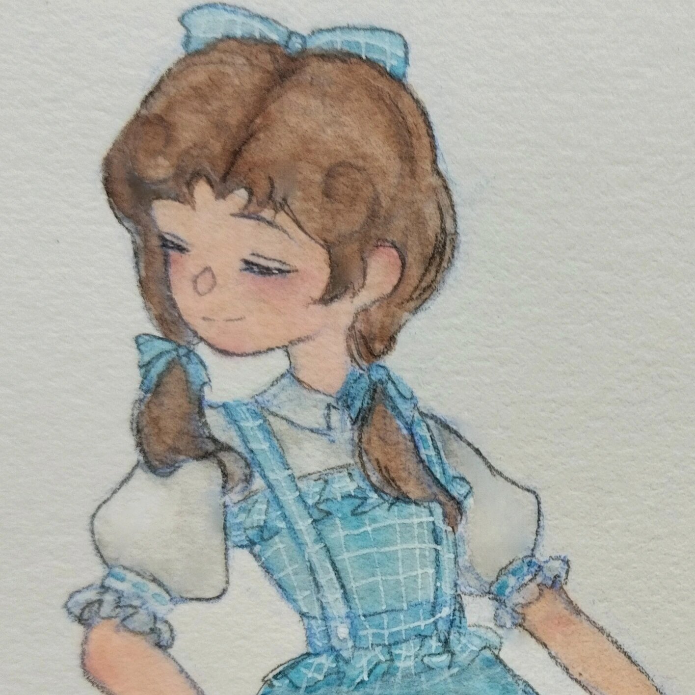 第五人格小女孩桃乐丝麻了画很久截了就剩头