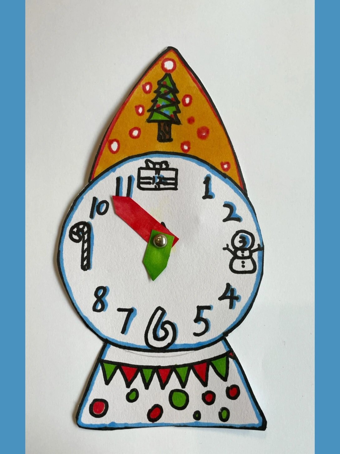 儿童创意画时钟设计