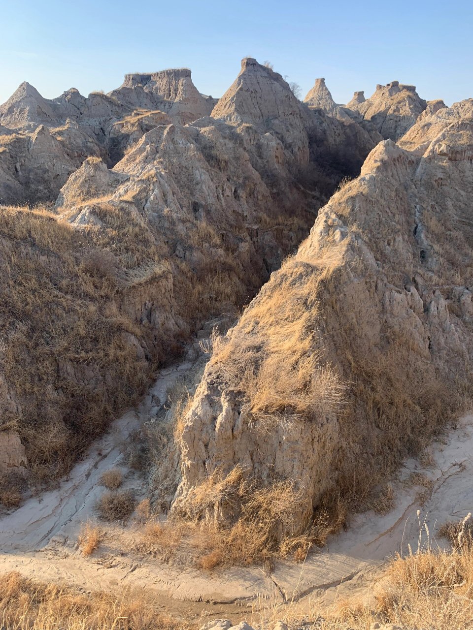 1,吉林省乾安泥林国家地质公园位于吉林省松原市乾安县西南部40千米处