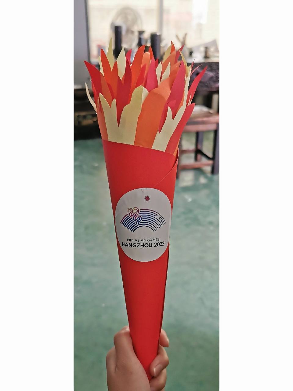 亚运会手工火炬制作 亚运会手工火炬 火炬制作 火炬