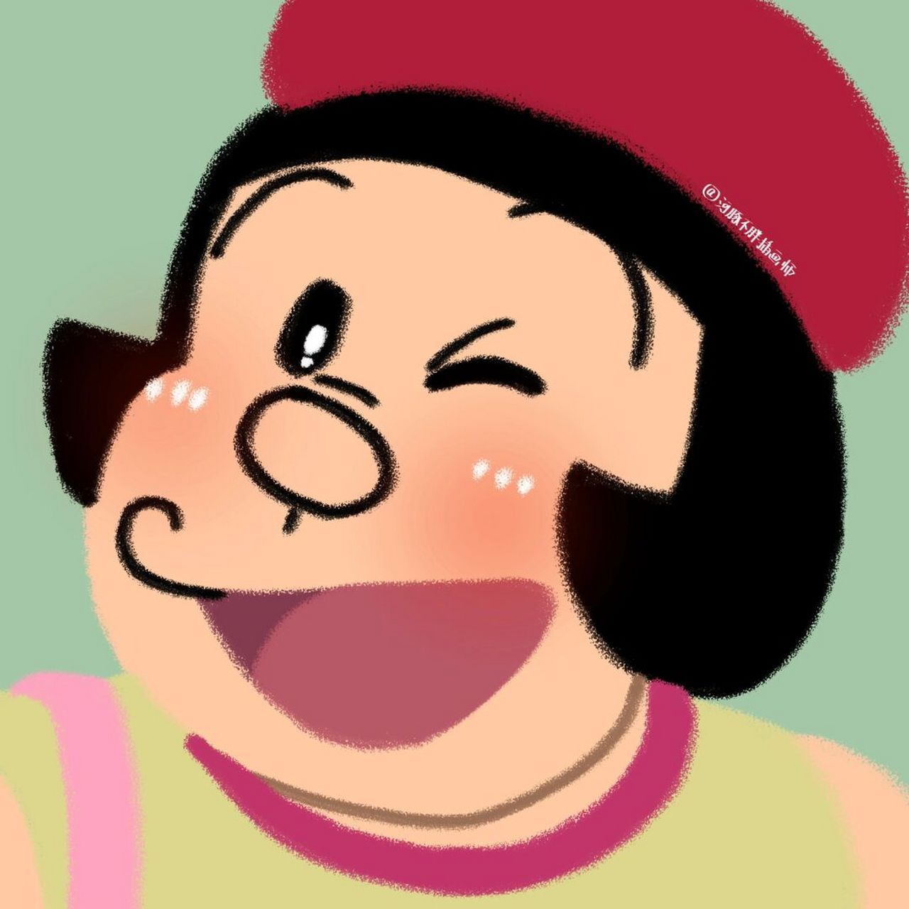 胖虎妹妹可爱头像 再发一次胖虎妹妹可爱头像,希望你们喜欢[亲吻]