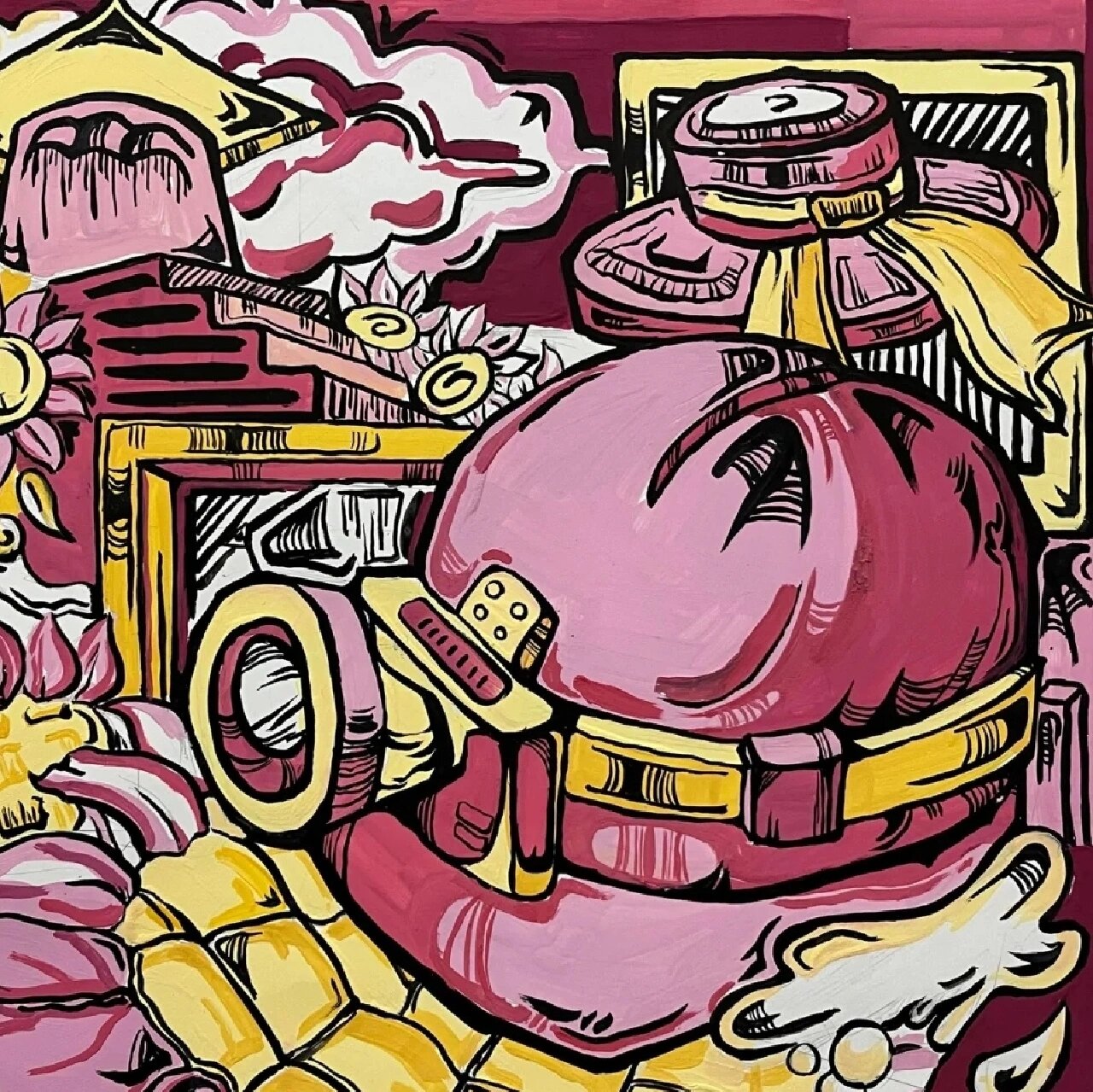 高考设计  |   彩色装饰画分享 色彩装饰画也是分美院必考科目,收藏