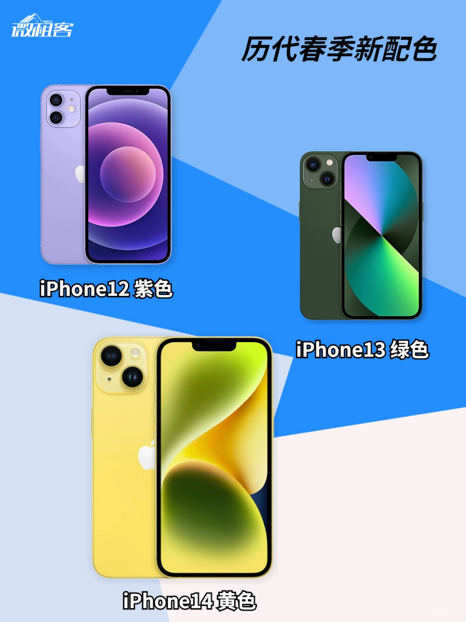 iphone春季新品限定色,你喜歡嗎?#微租客##租手機##玩機技巧##iphone