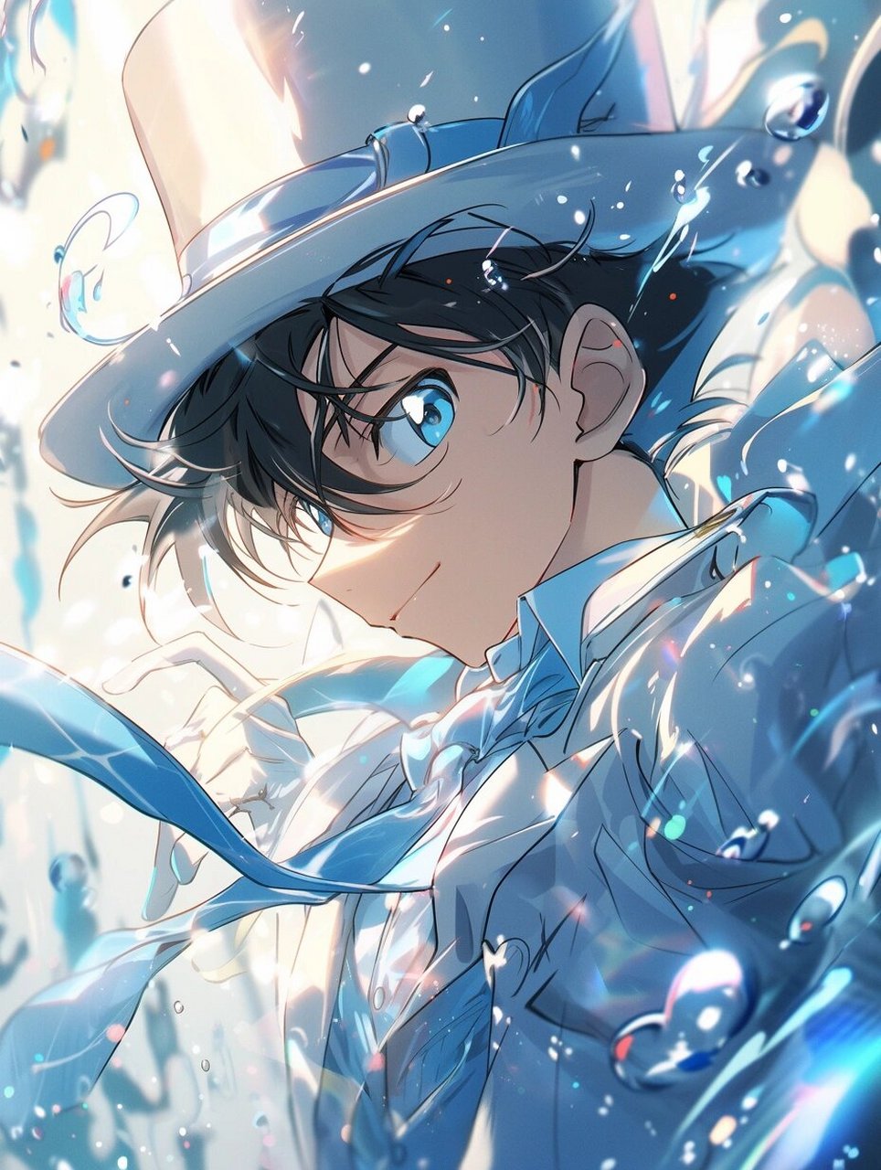 midjourney🚀帅气版怪盗基德-拿图予告状❗️