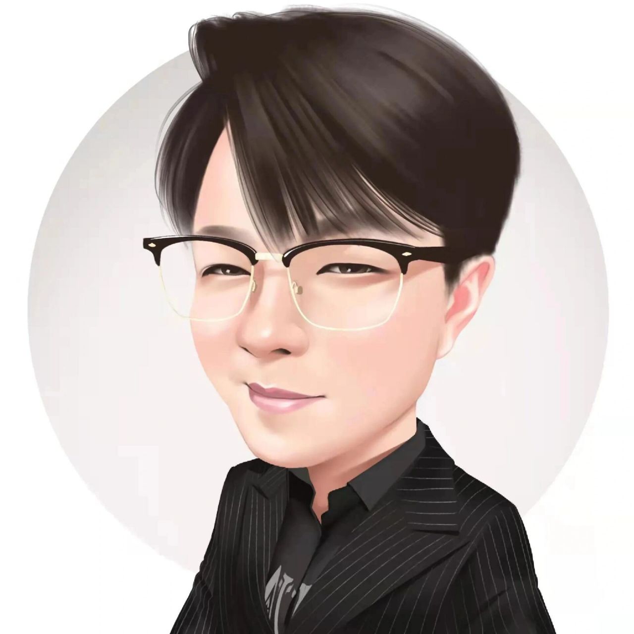 成熟帅气的男手绘头像 秀出不一样的你 适合中年男士的手绘头像,画风