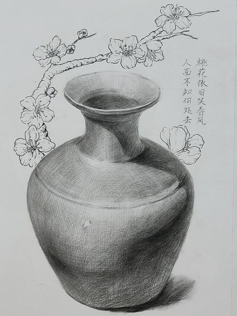 花瓶写生素材图片