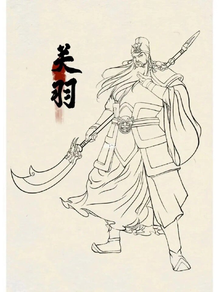 关羽简笔画@星星智慧屋的动态