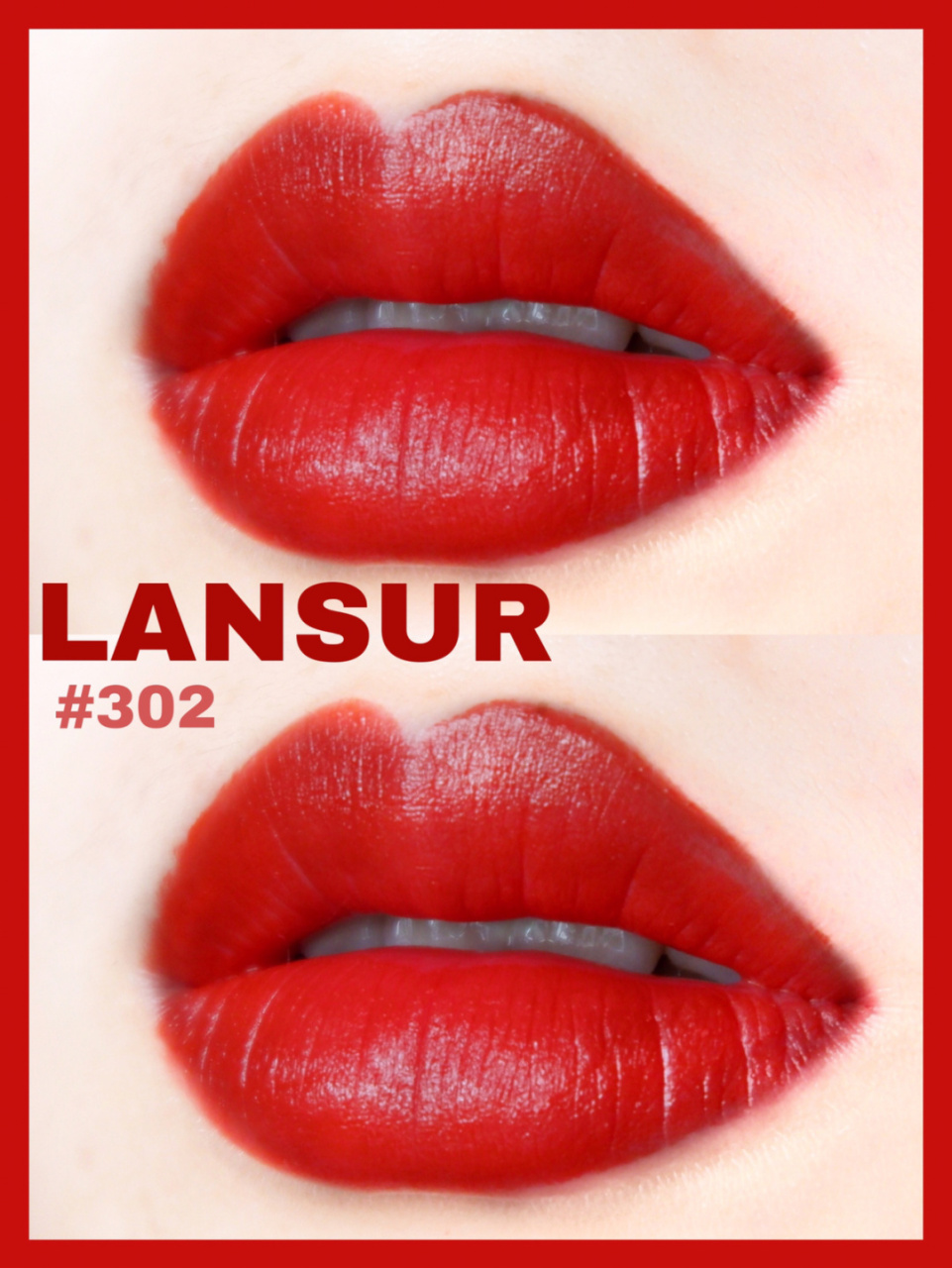 兰瑟大红管口红试色|做一颗冬日小番茄 82色号:lansur伯爵红茶