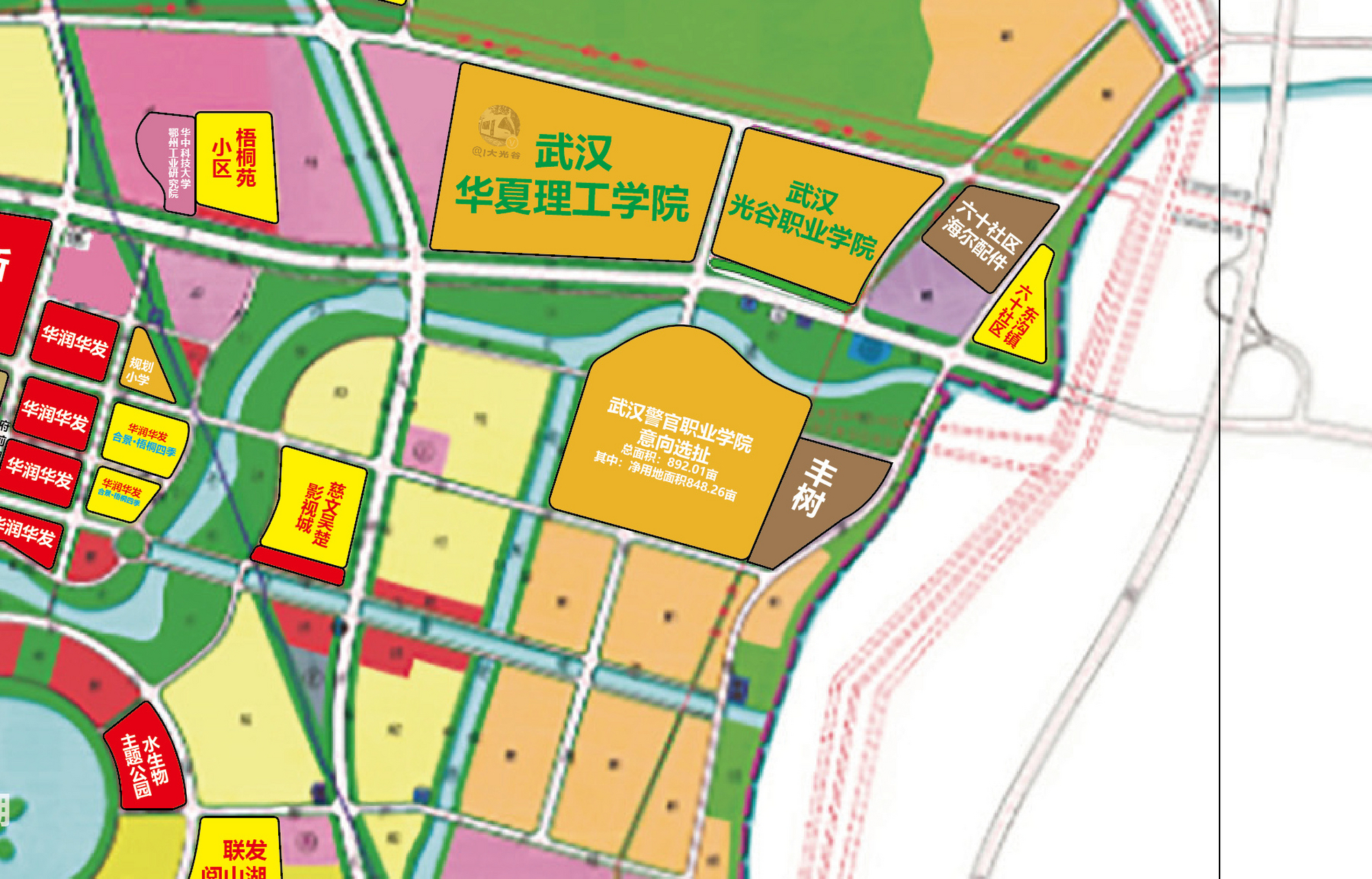 鄂州职业大学校内地图图片