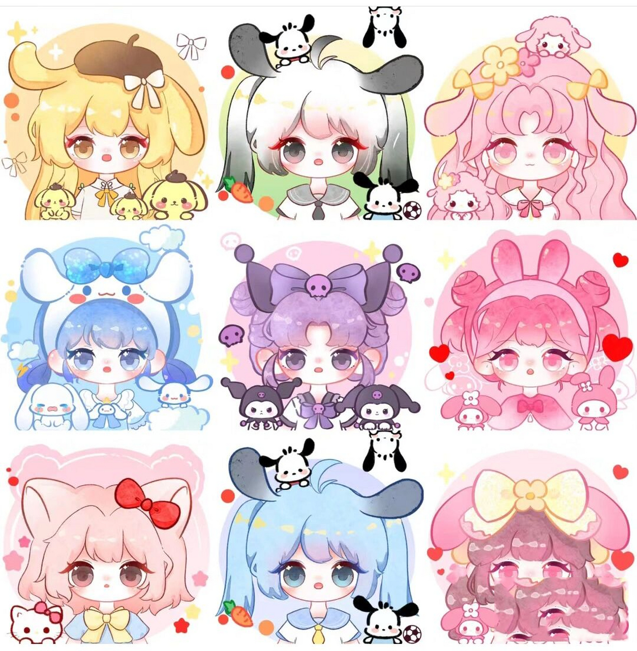 可爱三丽鸥头像 送给大家好看的三丽欧头像(*^ω^*)