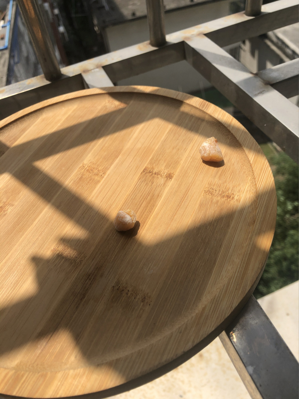 区分瑶柱干的盐霜和发霉 想起半年前妈妈给买的瑶柱干,一直常温密封袋